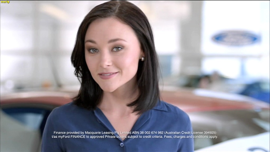 Girl in ford commercials